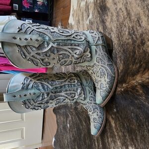 Women's Glitter Cowboy Boots